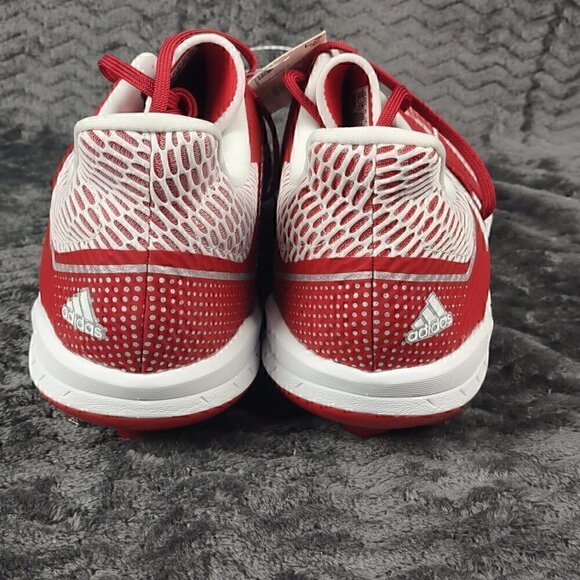 Adidas Adizero Afterburner 7 EG7613 Red Metal Baseball Cleats Men's Size 15 NWT - Picture 3 of 6